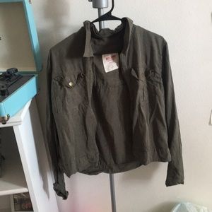 army green jacket